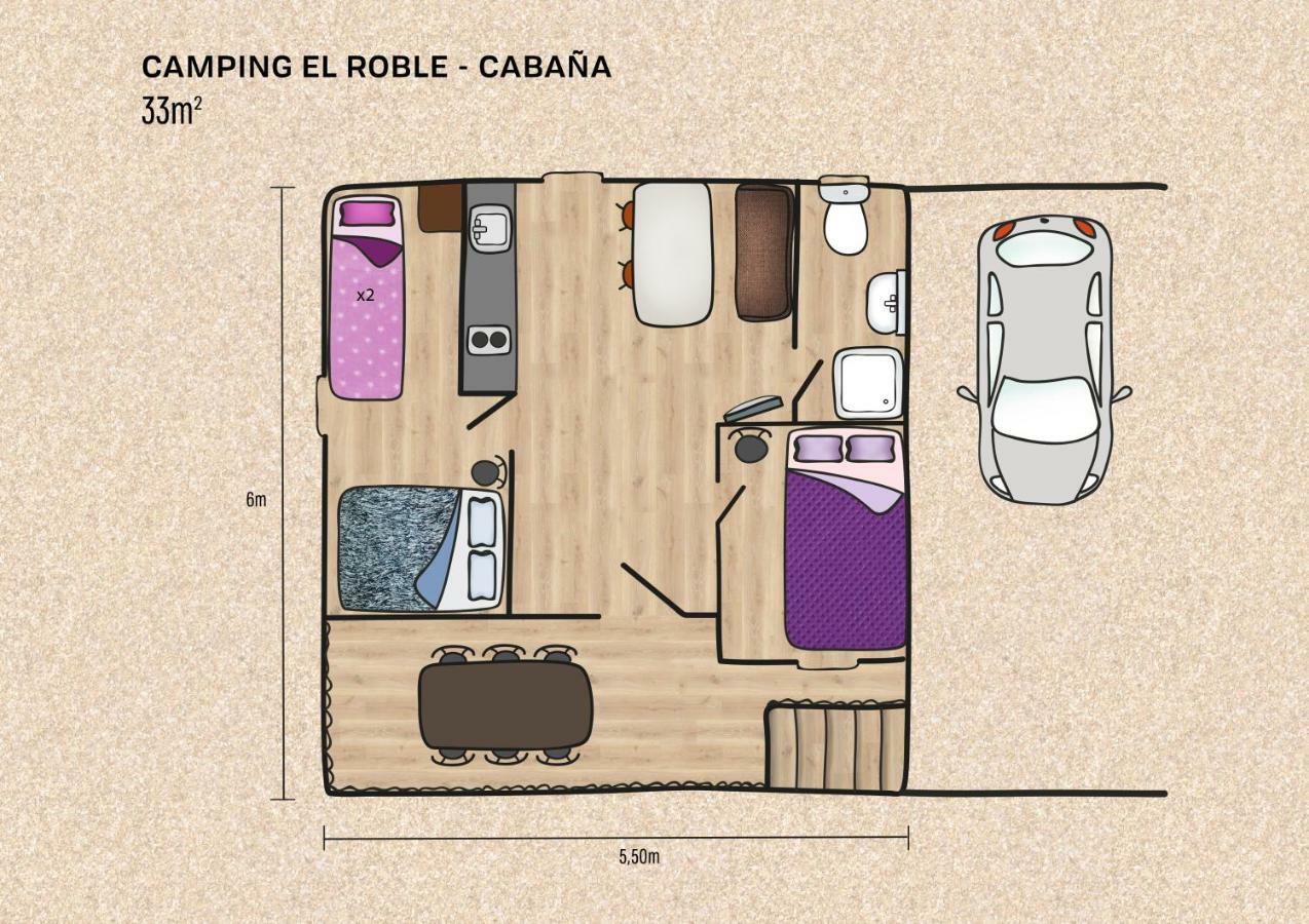 El Roble Camping Valderrobres